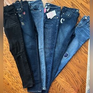 Girls jeans, size 12. Brands: Seven, Aeropostale, Old Navy